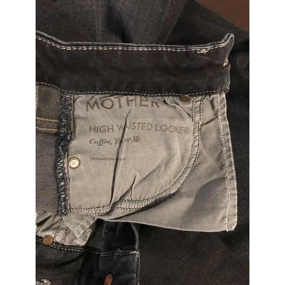 MOTHER Women's High Waisted Denim Looker in Coffee, Tea or Me Jeans - Size 26 - Picture 4 of 14